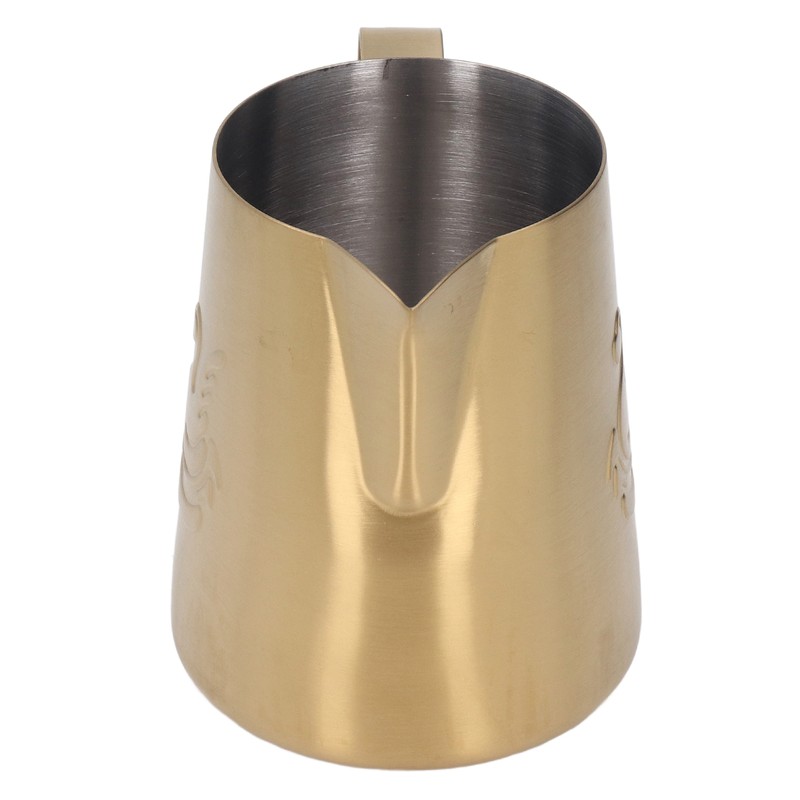 Frothing Cup 420ML 304 Stainless Steel Streamlined Cup Body Design