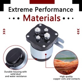 AFEISOL 500 Amp Battery Isolator and Relay for Marine, Mobile Audio, Off-Road, Power Sports Continuous Battery Isolator 12V Mobile Audio Relay Isolator