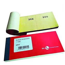 Bm - BeMore Mod 9 - Number Blocks from 1 to 1000 - Format 13 cm x 6 cm - Pack of 10 Colourful Blocks - Events, Parties, Fairs, Lotteries and Treats