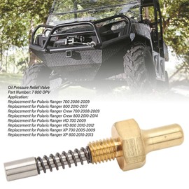 VBESTLIFE Oil Pressure Relief Valve, 7 800 OPV for Polaris 700 800 Crew 700 Crew 800 HD 700