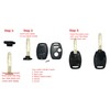 Horande Keyless Entry Remote Control Key Fob Cover Shell fit