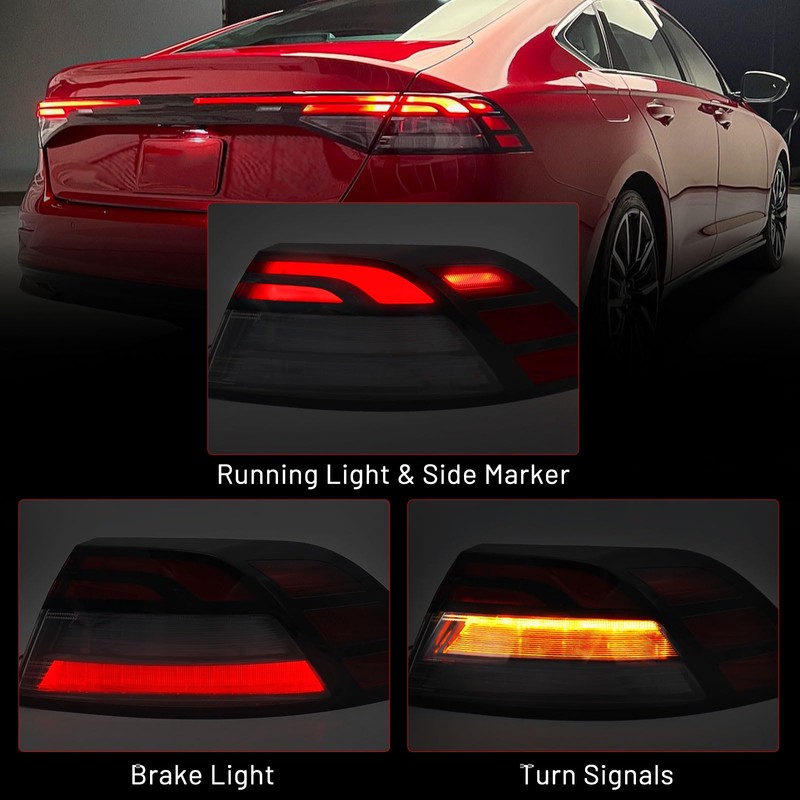 Huray LED Tail Light for Honda Accord 2023 2024 2025