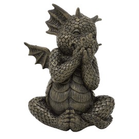 Garden Dragon Laughs in the Mitts Small - Lucky Dragon Garden Figure Dragon Fantasy