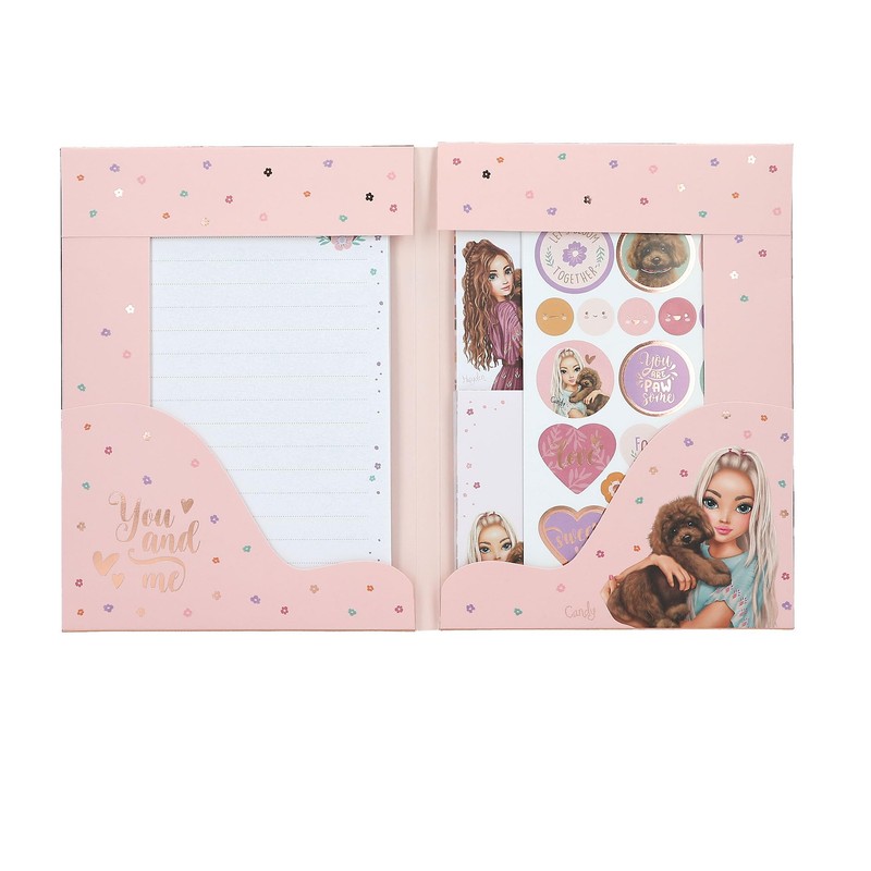 Depesche TOPModel Floral 13442 Writing Paper Set in Folder with
