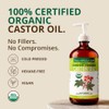 REJUVENATURALS - Aceite de ricino orgánico prensado en frío 473
