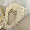 Trendy Pearl Shoulder Purse for Women Small Y2k Tote Bags