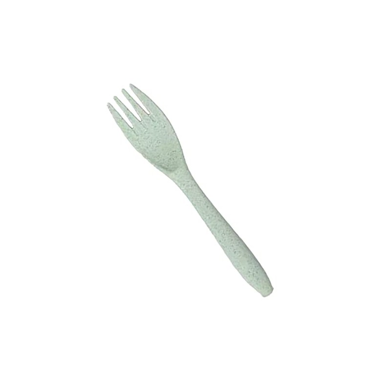 Juego de Utensilios de Viaje, Cubiertos de Paja de Trigo,