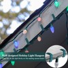Marsui 50 Pcs Christmas Light Clips Outdoor Roof Hooks 1