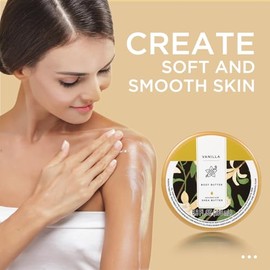 Princess Belle Manteca Corporal De Vainilla Hidratante Corporal Para Piel Seca Con Manteca De Karité Natural Cuidado Corporal De Vainilla Para Una Hid