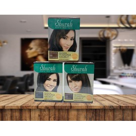 SHURAH PEWARNA RAMBUT PEK KOMPAK - 3 COLOR TO CHOOSE