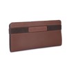 Leatherganic Travel Wallet, Long Bifold Wallet, Airline Ticket Wallet, Leather