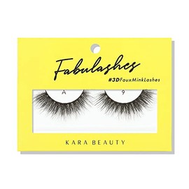 KARA BEAUTY FABULASHES 3D Faux Mink False Eyelashes - Style A9