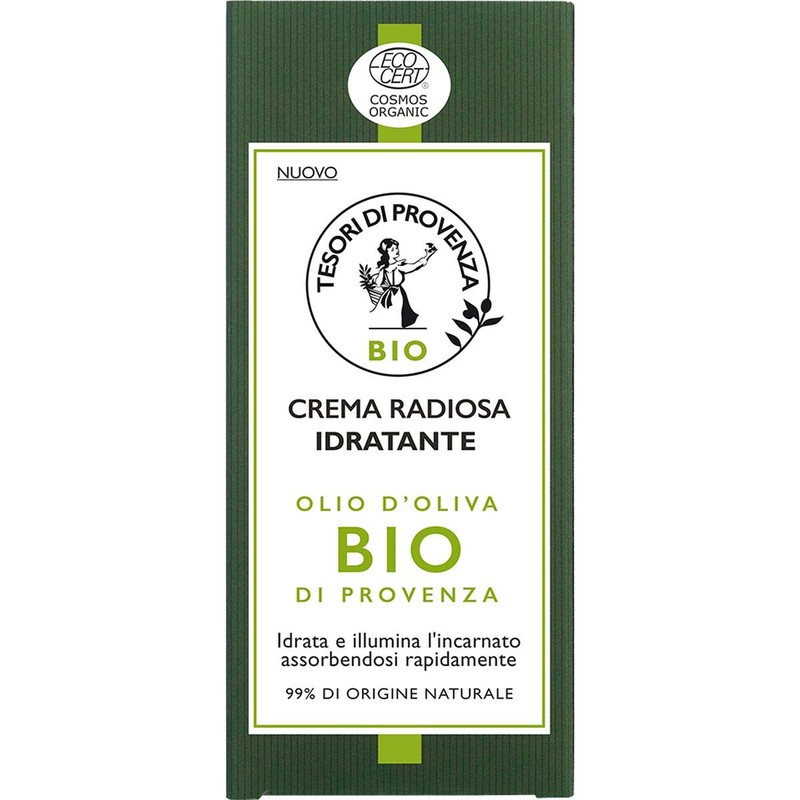Tesori di Provenza Day Organic Moisturising Face Cream, Radiation Cream