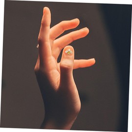 FRCOLOR 20pcs Bee Alloy Nail Charms for Nail Art Elegant DIY Decor for Manicures Shiny Rhinestone Accessories for Professionals and