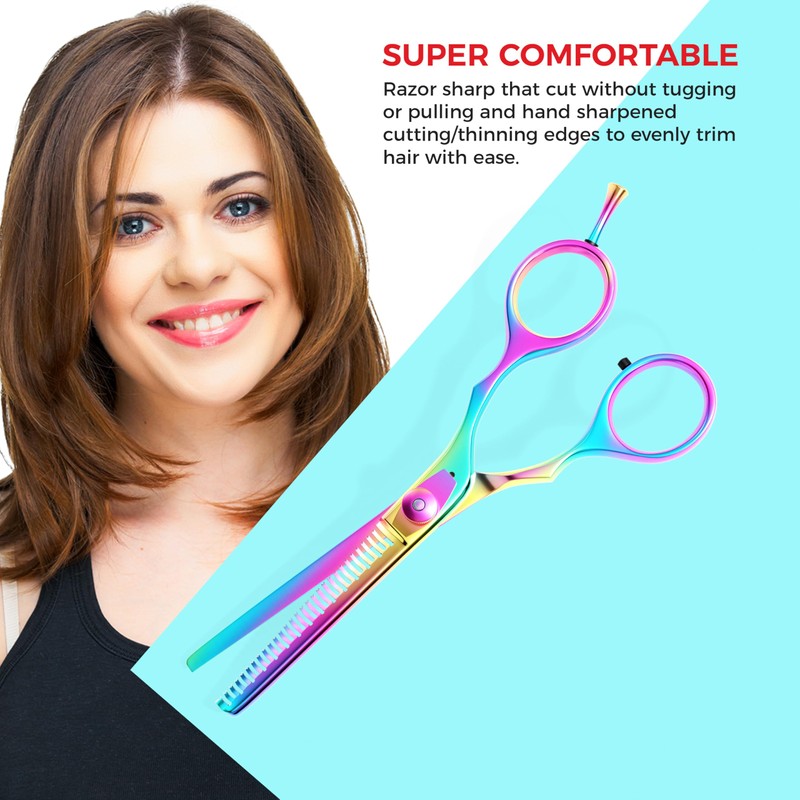 Suvorna Razeco Professional Hairdressing Scissors Japanese Stainless Steel 18mm e90