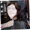 FRCOLOR 4Pcs Masks Hair Cutting Handheld Plastic Hairdressing Shield for