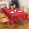 LuxFocus Christmas Tablecloth, 54 x 90 Inch Table Cloths Rectangular,