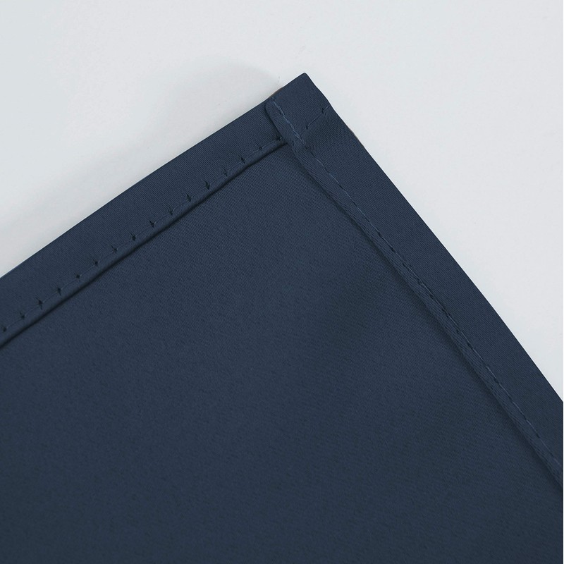 LEMOMO Navy Blue Blackout Curtains/38 x 63 Inch/Set of 2