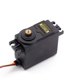 Treedix 2pcs Servo Motor Metal Gear High-Torque Servo Motor Compatible with Smart Car Robot Boat RC Helicopter Airplane (Control Angle 180)