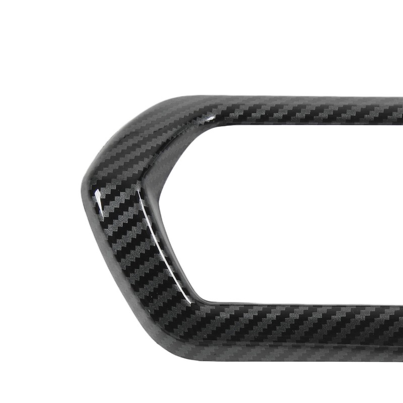 2pcs Air Conditioner Vent Outlet Trim Cover Carbon Fiber Interior