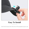 SUREWO Baseball Cap Clip Mount Baseball Cap Clamp Quick Release