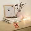 MIXJOY Olive Wooden Interlocking Hearts Decor - Romantic Natural Solid