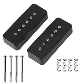 Yibuy Black Black Kit Set Electric Guitar Pickup Bridge Neck Pickup 8K