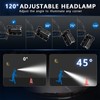 LED Headlamp Rechargeable, 2000 Lumens Super Bright Head Lamp with