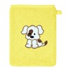Lashuma Pack of 2 Children's Towels for Washing with Stick: