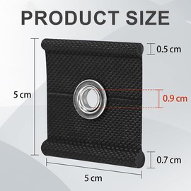 WUSJCOF Piping Strips Hooks and S-shaped Hooks, 6 + 6 Pieces Accessories for Piping Rail 5/6 mm 7/8 mm, RV Awning Hooks, Camping Accessories for Motorhome and Caravan, Indoor and Outdoor Decoration