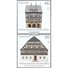 Prophila Collection BRD (BR.Deutschland) 2861-2862 (kompl.Ausg.) postfrisch ** MNH 2011 Fachwerkbauten in Deutschland (Briefmarken für Sammler)