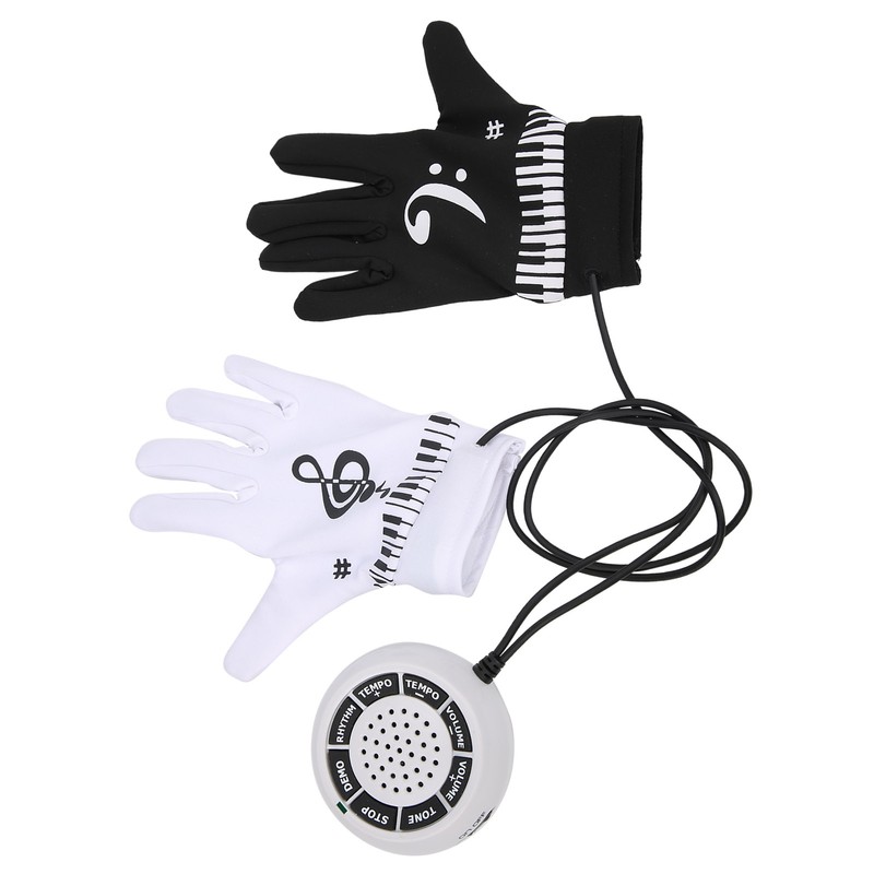 Electronic Piano Gloves for Kids Adults with Speakers Portable Party