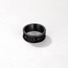 U7 Stainless Steel Rings For Women Star Moon Cool Black