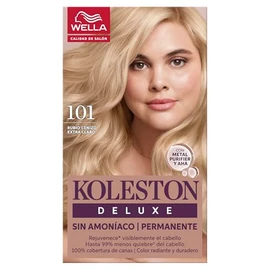 Koleston Deluxe Tinte Permanente Sin Amoniaco 101 Rubio Cenizo Extra Claro
