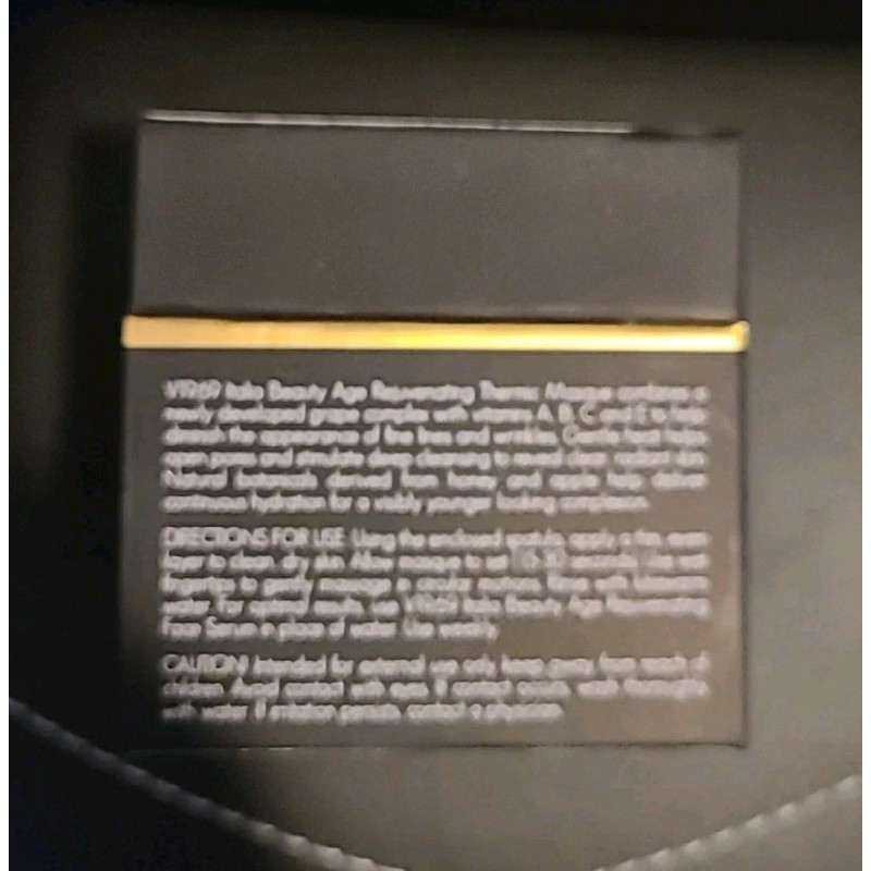Versace 19V69 Italia Age Rejuvenating Thermic Masque 1oz. NIB