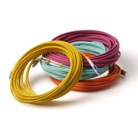 CONBIC 10m LWL Fiber Optic Cable - LC/APC to SC/APC, Simplex, Yellow, G.657.A2