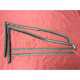 top quality 1966-1977 EARLY FORD BRONCO PREMIUM VENT WINDOW SEAL SET WITH HARDWARE - NICE!