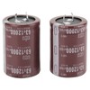 2pcs Audio 63V 12000uf Filter HIFI Electrolytic Capacitor 35*50mm for