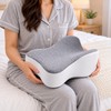 Memory Foam Knee Pillow for Side Sleepers – Ergonomic Leg