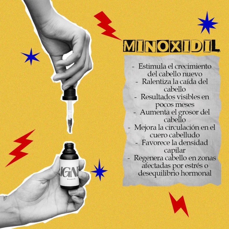 Tonico Al 10% Ignis Para Crecimiento De Barba 3 Pzas