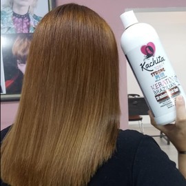 Kit NEW Brazilian Keratin Blowout Treatment Kachita Spell Chocolate 32 fl oz + Shampoo Conditioner for Keratin Treatments