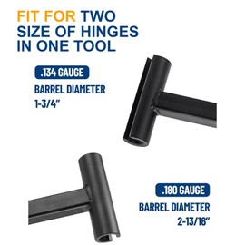 Door Hinge Adjustment Tool,Hinge Gap Adjusting Wrench for Heavy Weight .134 & .180 Gauge Commercial Door,Integral Steel Hinge Bender,Door Hinge Repair Tool for Standard Door