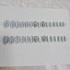 Nail Tip, Short, 24 Pieces, Nail Tip, False Claws, Cat's