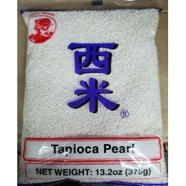 Cock  Mini White Tapioca Pearls Sago Tapioca Pearls White 13.2 oz