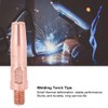 10pcs MIG Welding Torch Contact Tips Chrome Zirconium Copper Conductive