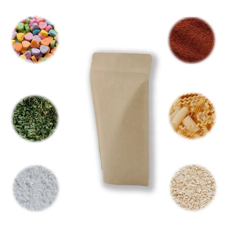 Bolsa Sup 1kg - Papel Kraft - $x100 Piezas