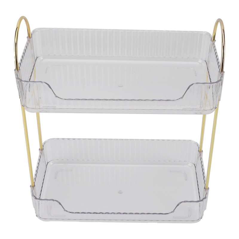 Double Layer Makeup Stand Modern Light Luxury 2 Tier Makeup