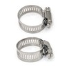 Stainless Steel Adjustable Hose Clamp Hose Band Pack of 10