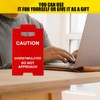 Lyreh 2pcs Mini Desk Warning Sign, Acrylic Office Caution Overstimulated
