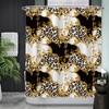 Ulticool Shower Curtain - Panther Leopard Chic - 180 x